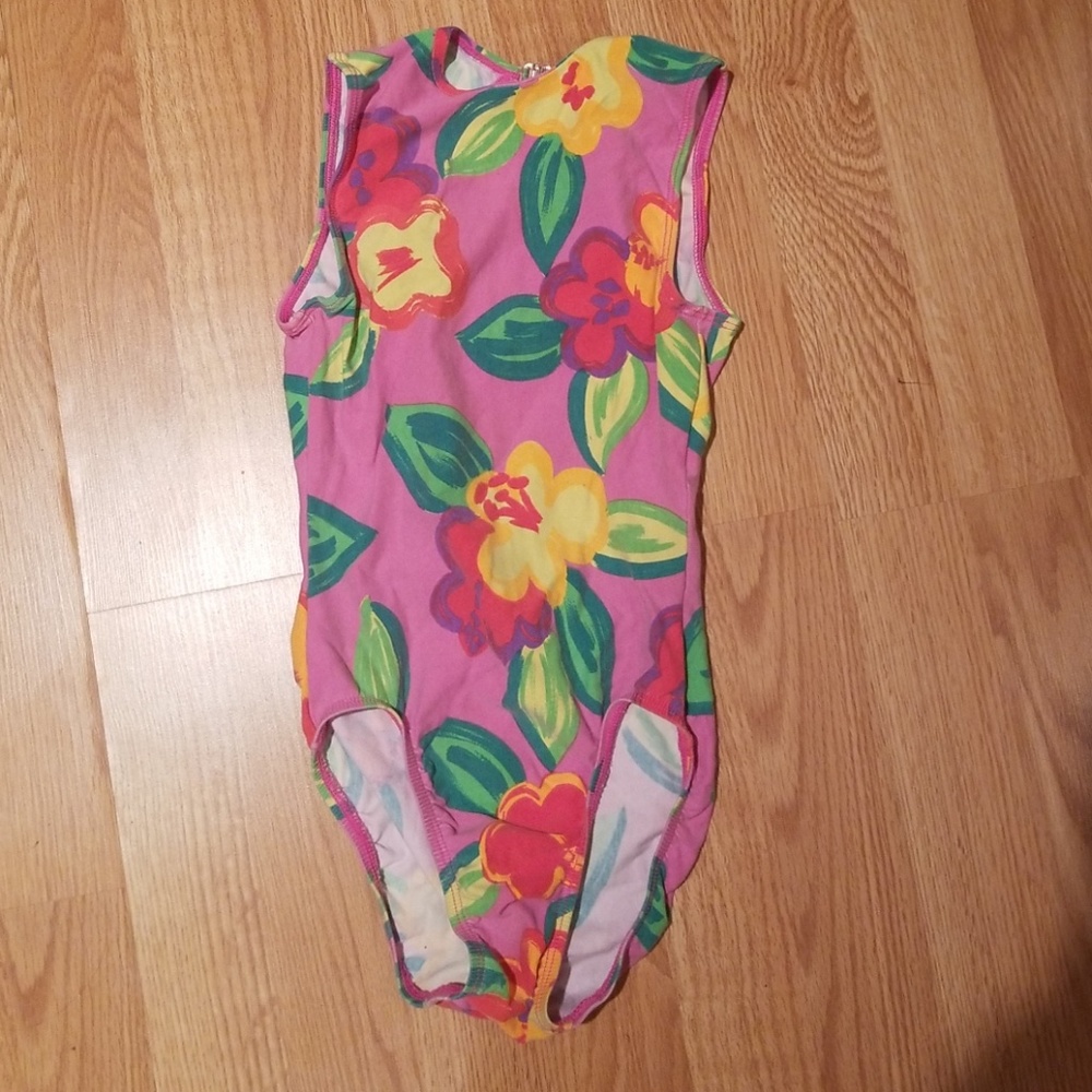 Floral leotard